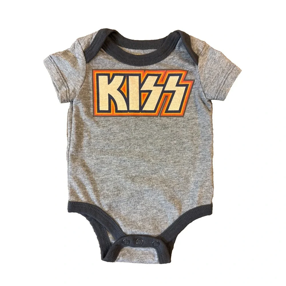 Kiss‎ Rock Band Newborn Bodysuit Boy Girl Romper Outfit Gift One Piece Graphic